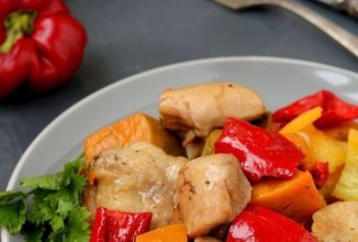 Курица с овощами в соусе терияки 🍗