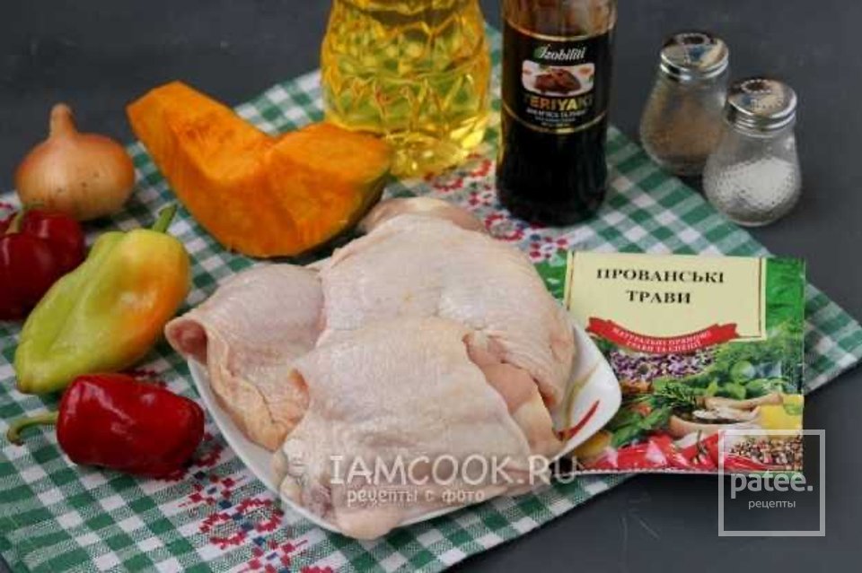 Курица с овощами в соусе терияки 🍗 - Шаг 1