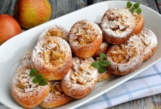 Яблочное песочное печенье.