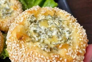 Булочки с сыром и зеленью 🍔