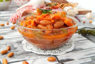 Салат Монастырский с фасолью на зиму 🫙