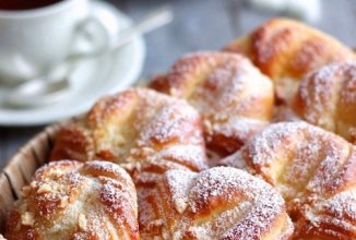 Домашние булочки с орехами 👍🏼