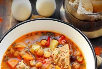 Суп с нутом и говядиной 🍲