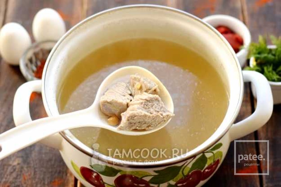 Суп с нутом и говядиной 🍲 - Шаг 3