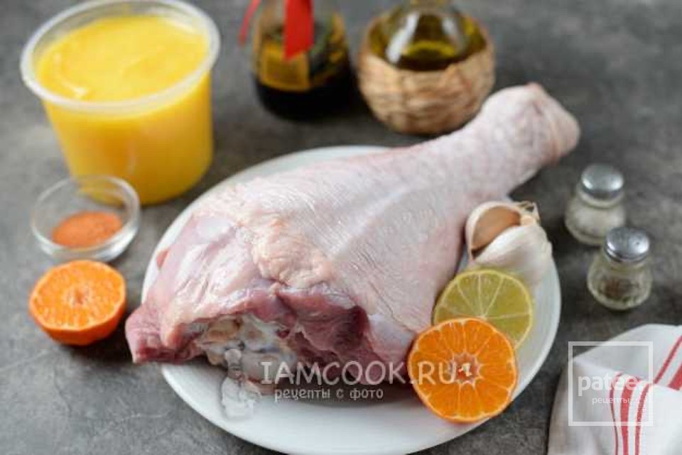 Голень индейки в соевом соусе в духовке 🍗 - Шаг 1