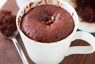 Кекс в микроволновке(шоколадный)