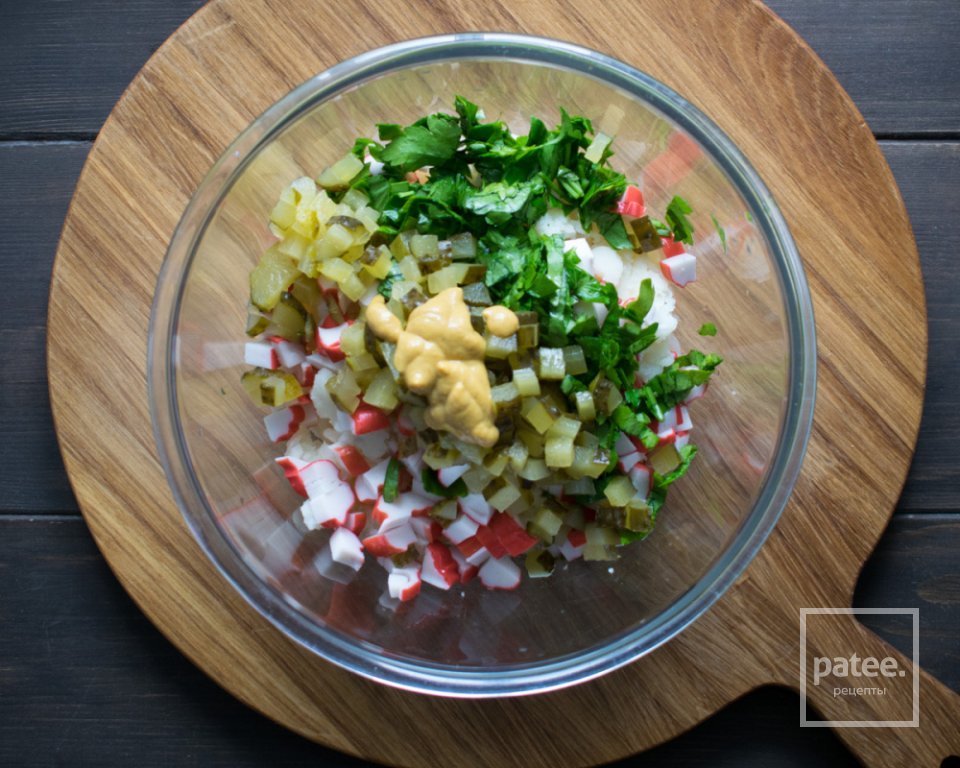 Картофельные котлеты с крабовыми палочками 👍🏼 - Шаг 3