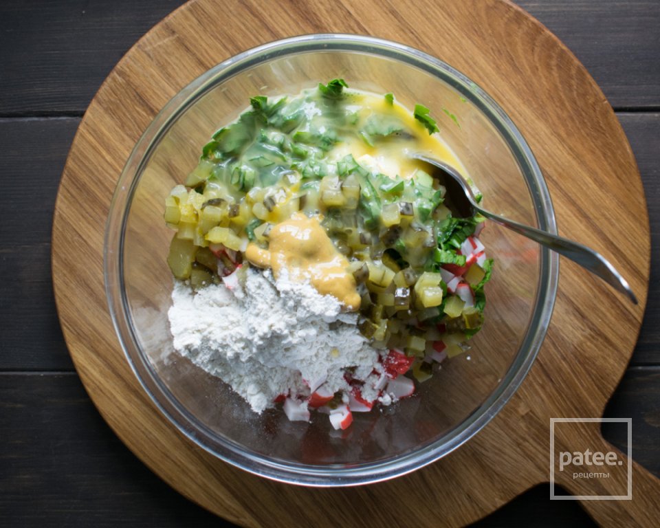 Картофельные котлеты с крабовыми палочками 👍🏼 - Шаг 4