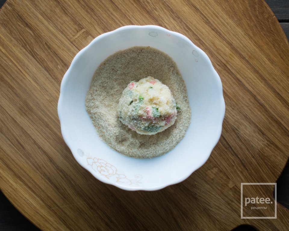 Картофельные котлеты с крабовыми палочками 👍🏼 - Шаг 5