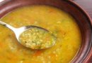 Суп из пшена с чесноком 🍲