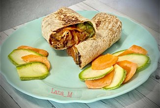 Овощное рагу в лаваше