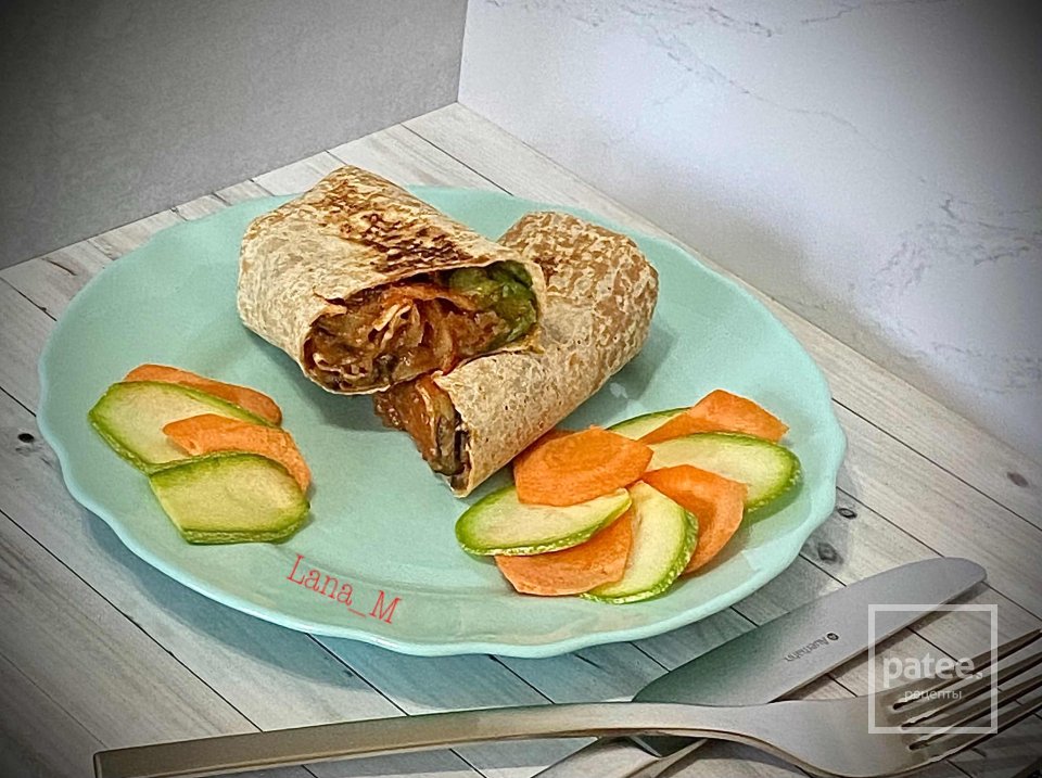 Овощное рагу в лаваше - Шаг 7