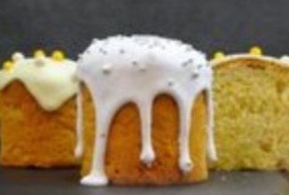 Воздушный пасхальный кулич из сдобного дрожжевого теста