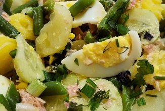 Картофельный салат с тунцом