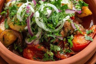 «Оджахури» жареное мясо с картофелем 🥩