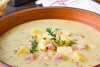 Картофельный суп с ветчиной 🍲