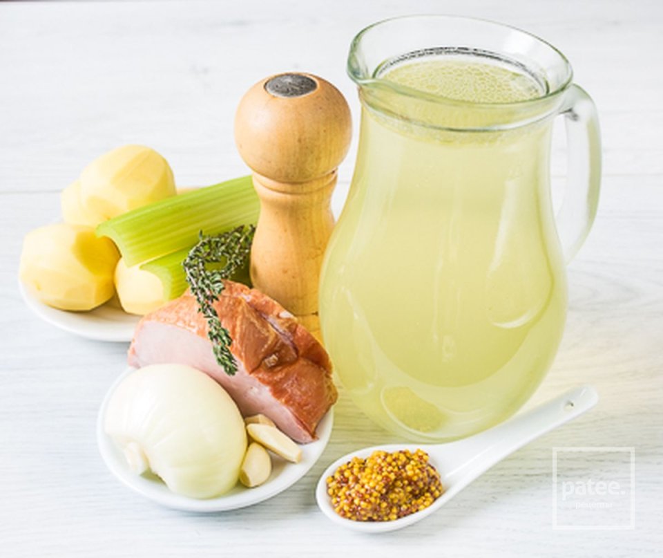 Картофельный суп с ветчиной 🍲 - Шаг 1