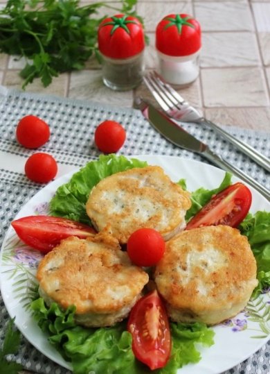 Медальоны из хека на сковороде 👍🏼