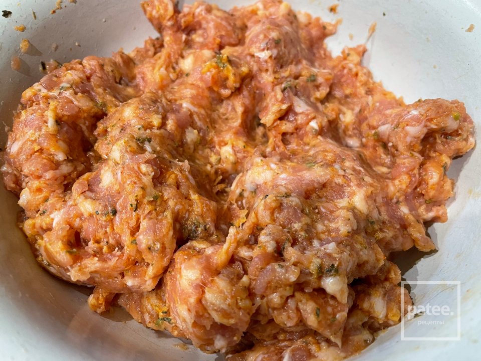 Гнёзда с фрикадельками - Шаг 1