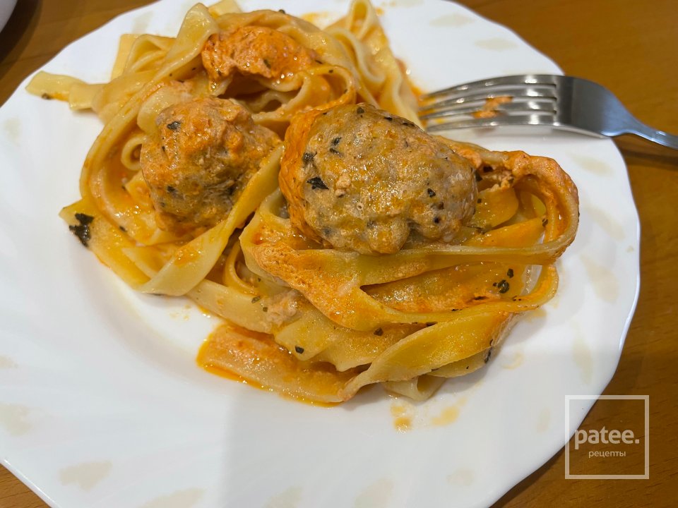 Гнёзда с фрикадельками - Шаг 5