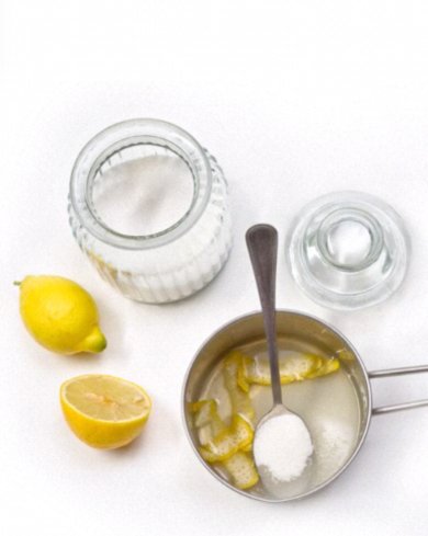 Мороженое с клубникой, базиликом и лимонным соусом - Шаг 6