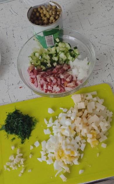 Салат "На скорую руку" - Шаг 2