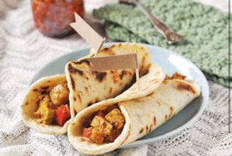 Чапати с начинкой