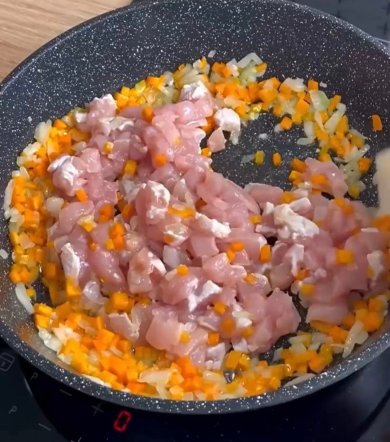 Пан-азиатский рис с курицей и овощами - Шаг 2