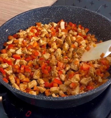 Пан-азиатский рис с курицей и овощами - Шаг 5