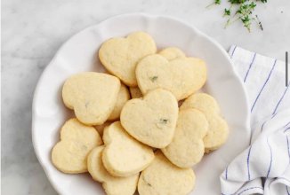 Лимонное песочное печенье