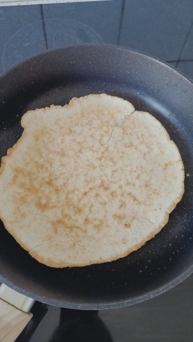 Овсяноблин с бананом и творогом - Шаг 4