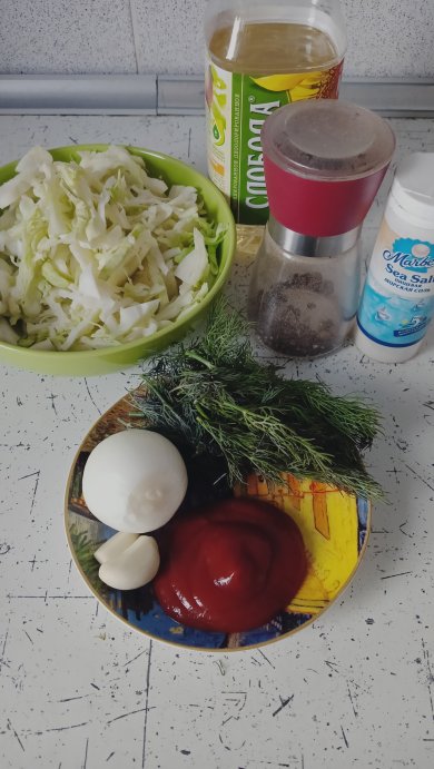 Тушеная капуста - Шаг 1