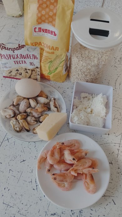 ПП-пицца с морепродуктами - Шаг 1