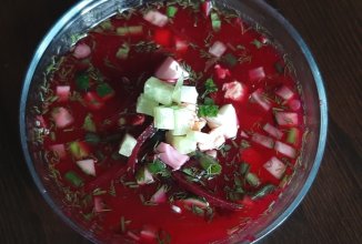 Холодный свекольник