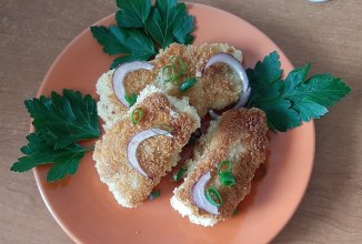 Треска в сухарях