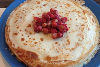 Кружевные блинчики на молоке