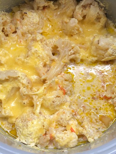 Свинина с цветной капустой в мультиварке