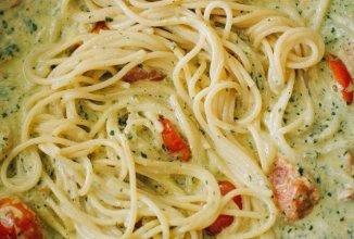 Паста с креветками  🍝