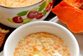 Ячневая каша с тыквой на молоке 🥣