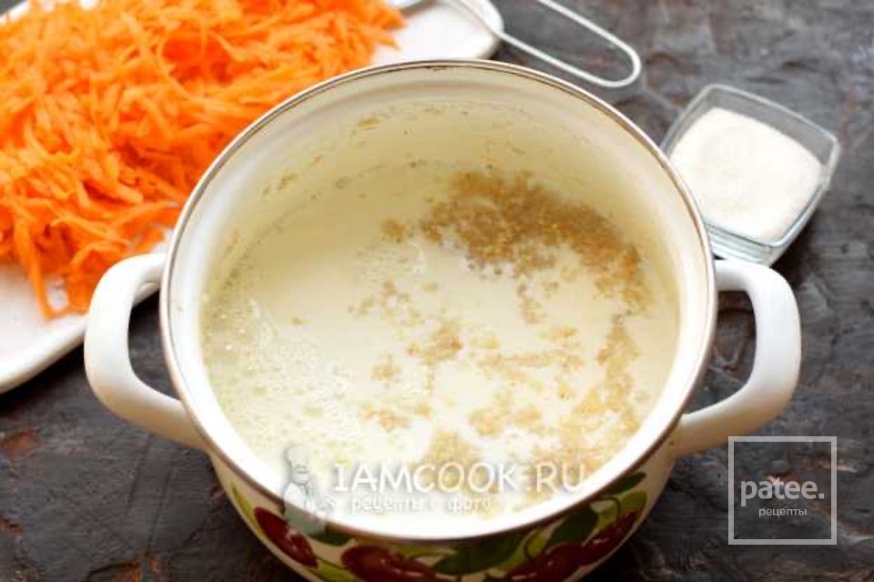 Ячневая каша с тыквой на молоке 🥣 - Шаг 5