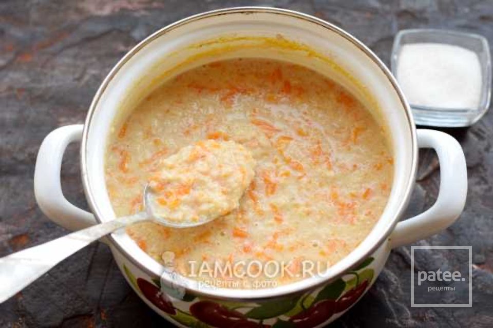 Ячневая каша с тыквой на молоке 🥣 - Шаг 9