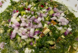 Окрошка с тофу