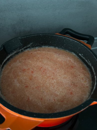 Гаспачо с дыней, сыром и овощами - Шаг 6