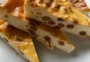 Творожная запеканка с изюмом
