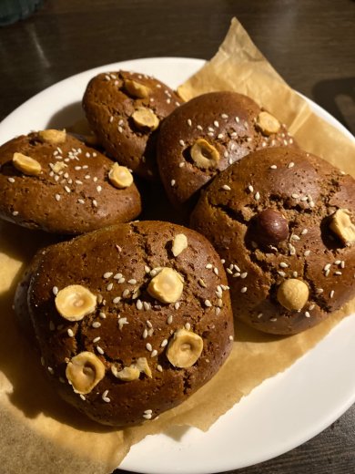 Протеиновые шоколадные печеньки за 20 минут