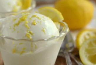Лимонное мороженое