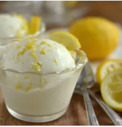 Лимонное мороженое