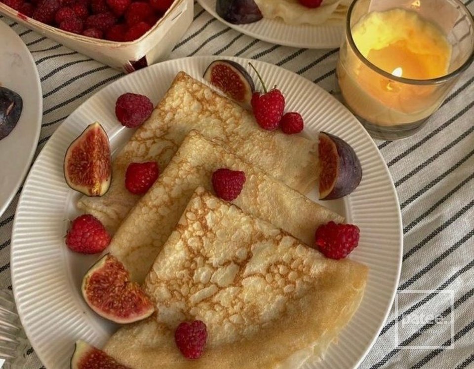 Тонкие блины на молоке - Шаг 5