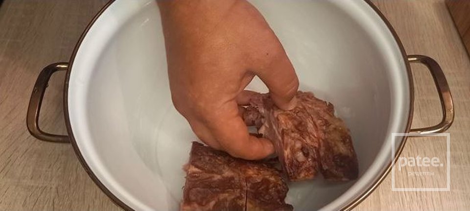 Гороховый суп с копчёностями - Шаг 6