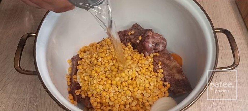 Гороховый суп с копчёностями - Шаг 9